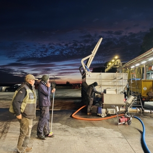 early mornings during the harvest
